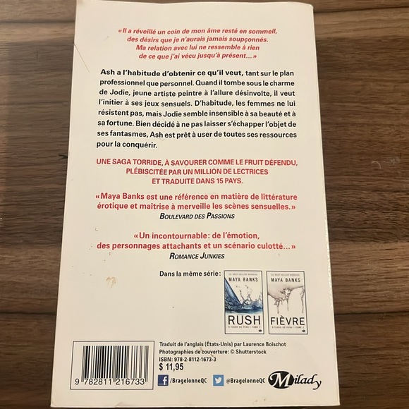 Série À fleur de peau, tome 1-3, livres en français, books in french - Picture 7 of 12